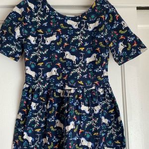 GAP Scoop Neck Unicorn Dress